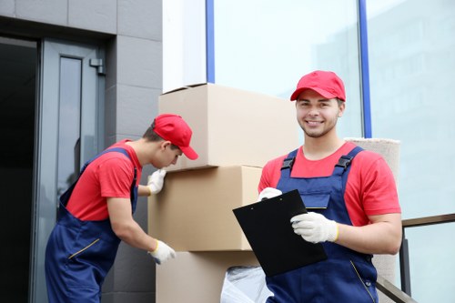 Residents using secure storage in Farringdon for household items