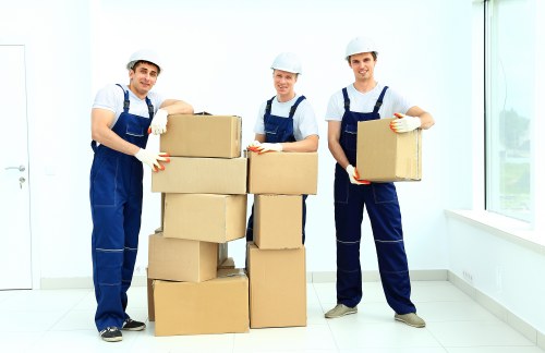 Team completing a pre-move risk assessment in a property