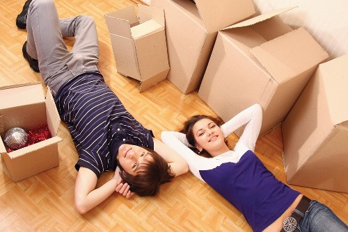Residential move with a removal van in Farringdon