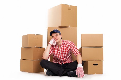 Local transfer station processing sorted recyclable materials from removals